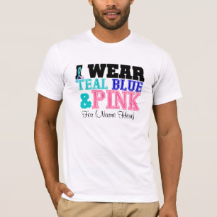 Personifizieren Sie mich tragen aquamarinen rosa T-Shirt
