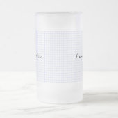 Personifizieren Sie: Minimalistisches Mattglas Bierglas (Mittel)