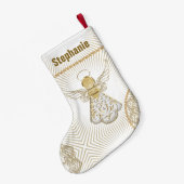 Personifizieren Sie:  Mit Filigran geschmückter Kleiner Weihnachtsstrumpf (Rückseite (Hängend))