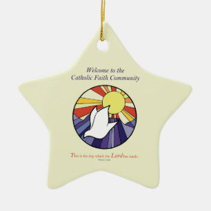 Personifizieren Sie Namen, RCIA Tauben-Kreis auf Keramik Ornament