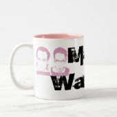 Personifizieren Sie Namensgag-Kaffeetasse-Tasse Zweifarbige Tasse (Links)