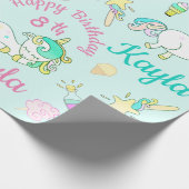 Personifizieren Sie Nameu. Geschenkpapier (Ecke)