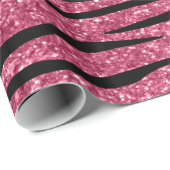 Personifizieren Sie rosa Glitter Geschenkpapier (Rolleneckpunkt)