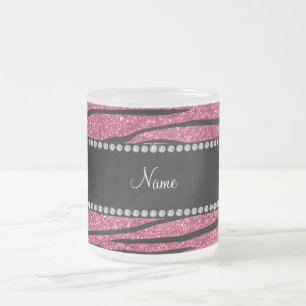 Personifizieren Sie rosa Glitter Mattglastasse