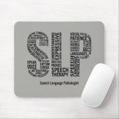 Personifizieren Sie Sprachtherapie SLP Mousepad (Mit Mouse)