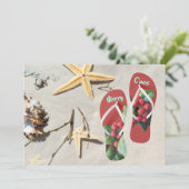 Personifizieren Sie Stechpalme Strand Weihnachten (Stehend Vorderseite)