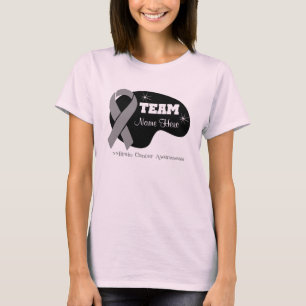 Personifizieren Sie Team-Namen - Hirntumor T-Shirt