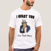 Personifizieren Sie - Uncle Sam T-Shirt (Vorderseite)