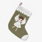 Personifizieren Sie: Weihnachtsengel für kleine Kleiner Weihnachtsstrumpf (Vorderansicht (hängend))