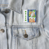 Personifizieren Sie WeihnachtsStrumpf-Knöpfe Button (Beispiel)