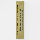 Personifizieren Sie: Willkommen zu meinem 100. Banner (Vertikal)