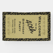 Personifizieren Sie: Willkommen zu meinem 40. Banner (Horizontal)