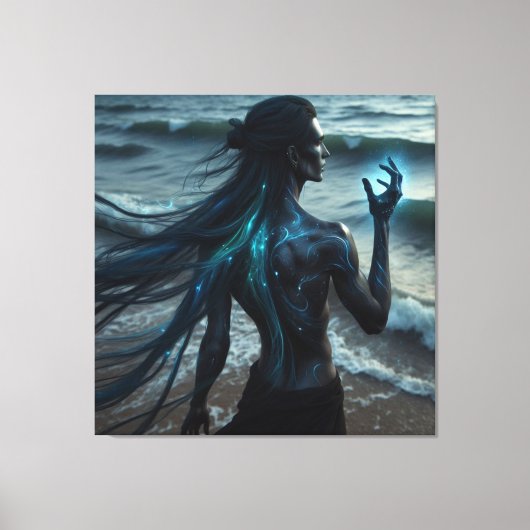 Personifizierung des Ozeans Leinwanddruck (Vorderseite)