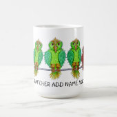 Personilisable Cartoon Bird Fanciers Mug Kaffeetasse (Mittel)