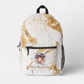 PERSONILIZE TEXT AND PICTURE  BEDRUCKTER RUCKSACK (Vorderseite)