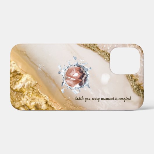 PERSONILIZE TEXT AND PICTURE Case-Mate iPhone HÜLLE (Rückseite (Horizontal))