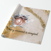 PERSONILIZE TEXT AND PICTURE GESCHENKPAPIER (Ungerollt)