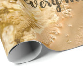 PERSONILIZE TEXT AND PICTURE GESCHENKPAPIER (Rolleneckpunkt)