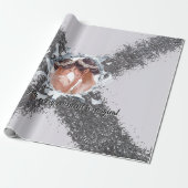 PERSONILIZE TEXT AND PICTURE GESCHENKPAPIER (Ungerollt)