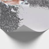 PERSONILIZE TEXT AND PICTURE GESCHENKPAPIER (Ecke)