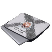 PERSONILIZE TEXT AND PICTURE LAPTOPSCHUTZHÜLLE (Vorne Knopf)