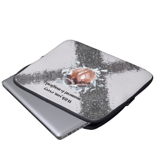 PERSONILIZE TEXT AND PICTURE LAPTOPSCHUTZHÜLLE (Vorne Knopf)