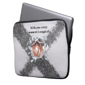 PERSONILIZE TEXT AND PICTURE LAPTOPSCHUTZHÜLLE (Vorderseite Links)