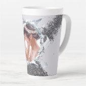 PERSONILIZE TEXT AND PICTURE MILCHTASSE (Rechte Ecke)