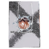 PERSONILIZE TEXT AND PICTURE  MITTLERE GESCHENKTÜTE (Rückseite)