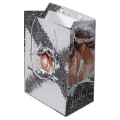 PERSONILIZE TEXT AND PICTURE  MITTLERE GESCHENKTÜTE (Rückseite Schrägansicht)