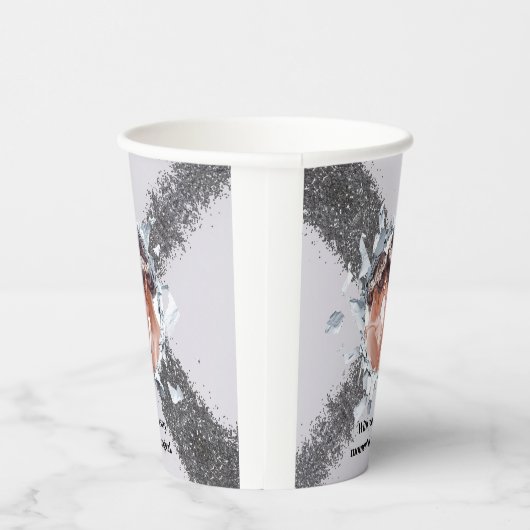 PERSONILIZE TEXT AND PICTURE PAPPBECHER (Rechts)