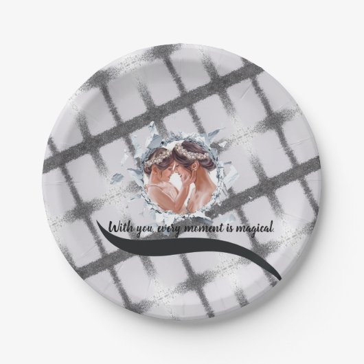 PERSONILIZE TEXT AND PICTURE PAPPTELLER (Vorderseite)