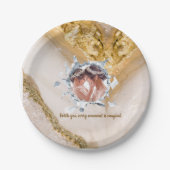 PERSONILIZE TEXT AND PICTURE  PAPPTELLER (Vorderseite)