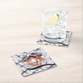 PERSONILIZE TEXT AND PICTURE  RECHTECKIGER PAPPUNTERSETZER