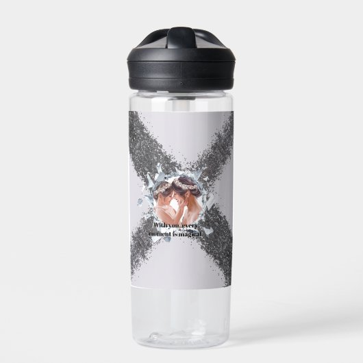 PERSONILIZE TEXT AND PICTURE TRINKFLASCHE (Vorderseite)