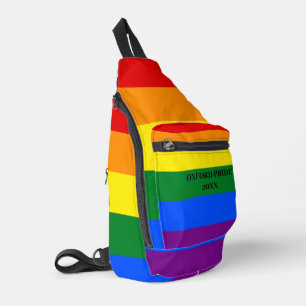 Personise Crossbody Bag - LGTBQI Pride Flag Stadt