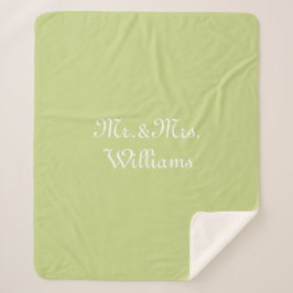 Personize Couple's Nachname, Mr. & Mrs. avocado Sherpadecke