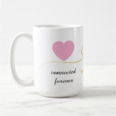 Personized Elegant Coffee Mug Gift for Couple Kaffeetasse (Links)