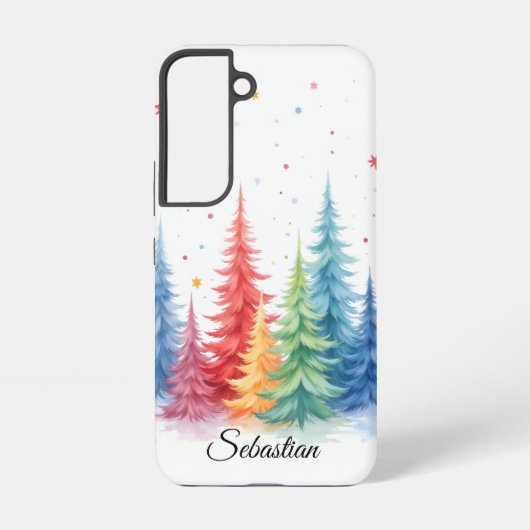 Personized Festive Christmas Phone Case  Samsung Galaxy Hülle (Rückseite)