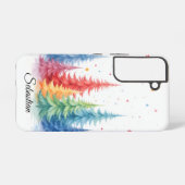 Personized Festive Christmas Phone Case  Samsung Galaxy Hülle (Rückseite (Horizontal))