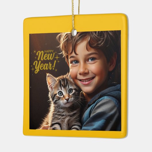 Personized Photo Christmas Keepsake Ornament (Links)