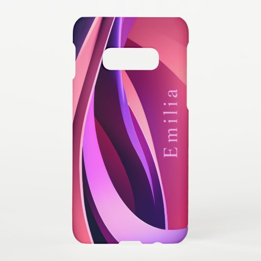 Personized Purple Phone Case Samsung Galaxy Hülle (Rückseite)