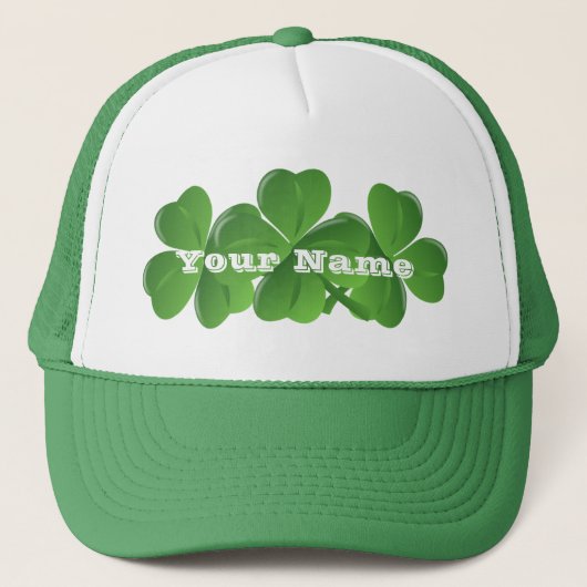 Personlalized Iren-St Patrick Tag Truckerkappe (Vorderseite)