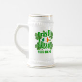 Personlalized irischen Australier-St Patrick Tag Bierglas (Links)