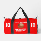 Persönlich angepasster Basketball-Team-Trainer ode Duffle Bag (Vorderseite)