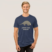 Persönlich angepasstes Message Pangolin Graphic TS Tri-Blend Shirt (Vorderseite voll)