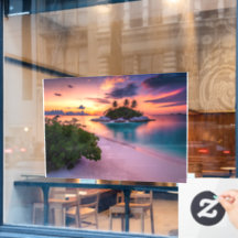 Persönlich auf Ihren eigenen Strand am Sonnenunter