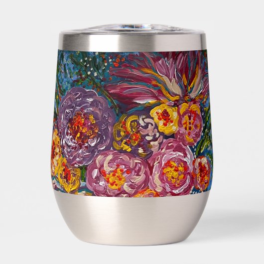 Persönlich auf Wine Tumbler warm oder kalt (Vorderseite)