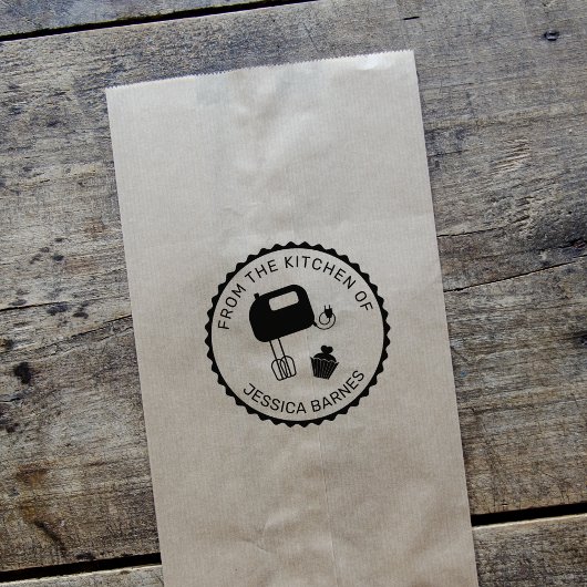 Persönlich aus der Küche Gummistempel