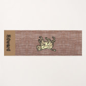 Persönlich braun schwarz gemütlich für ihn yogamatte (Vorderseite (Horizontal))